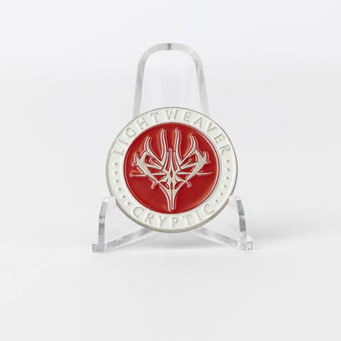 Lightweaver Cryptic Challenge Coin