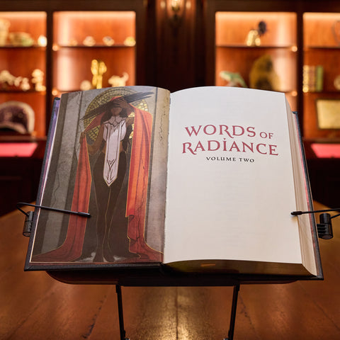 Words of Radiance Leatherbound Book - Signed