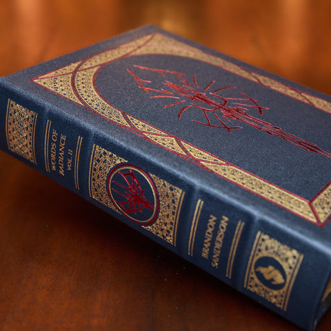 Words of Radiance Leatherbound Book - Signed