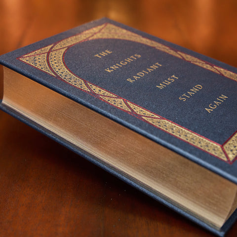 Words of Radiance Leatherbound Book - Signed