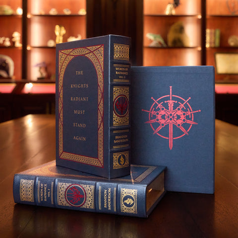 Words of Radiance Leatherbound Book - Signed
