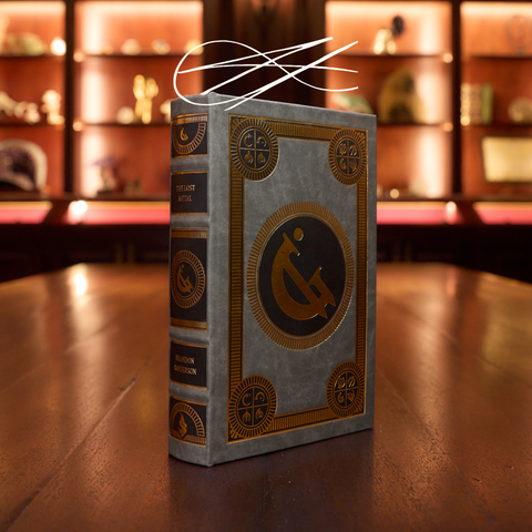 The Lost Metal Leatherbound Book - Signed