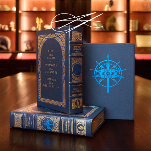 The Way of Kings Leatherbound Book - Signed