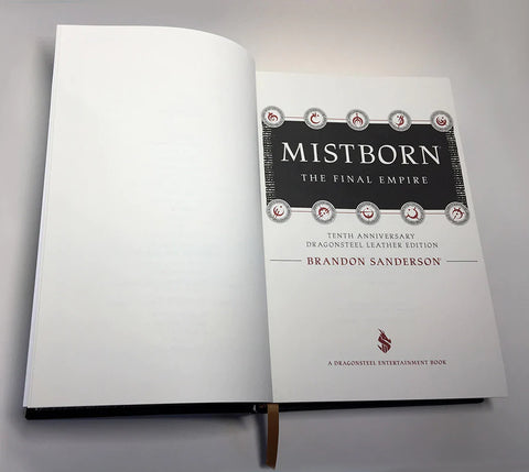 (SIGNED) Mistborn Leatherbound Book