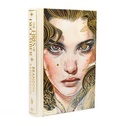 The cover of a book featuring a woman with an intense look staring at the viewer.