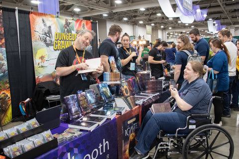 Matt Dinniman meets fans at DSNX25. 