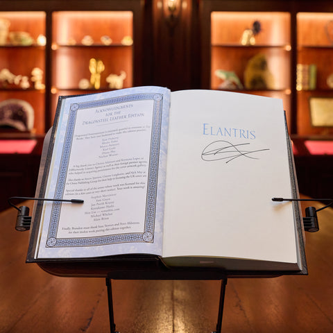 Elantris Leatherbound Book - Signed