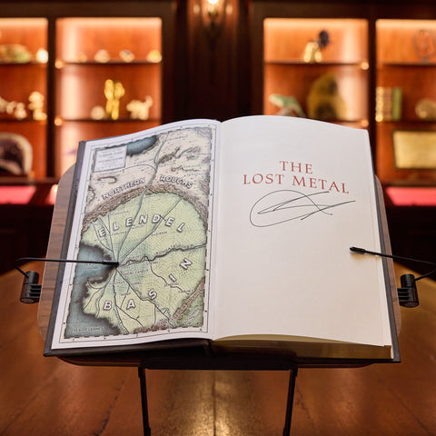 The Lost Metal Leatherbound Book - Signed