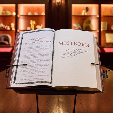Mistborn: The Final Empire Leatherbound Book - Signed