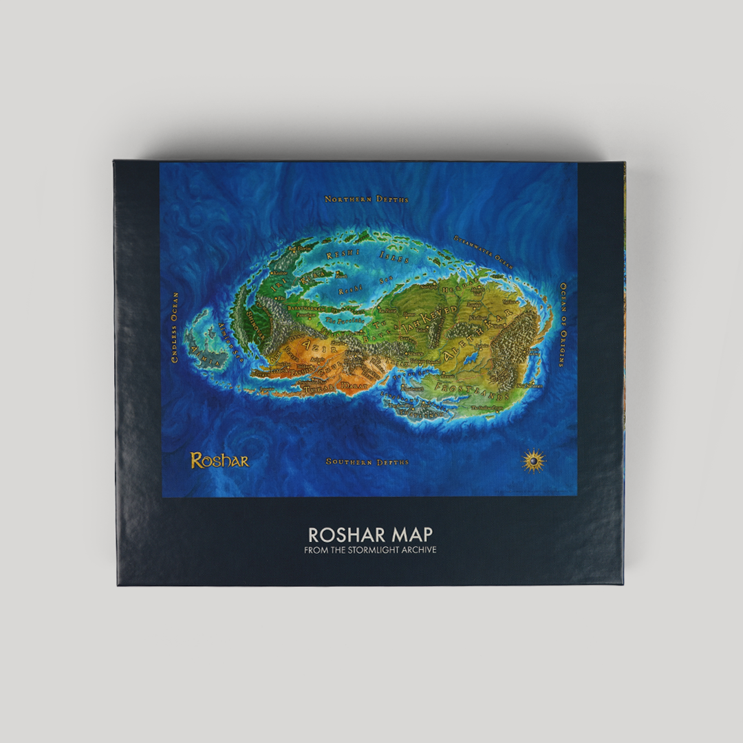 Old Roshar Map Dragonsteel Books