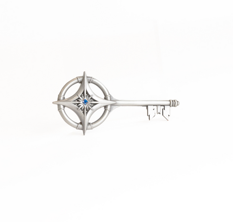 Silverlight Key Cloak Pin