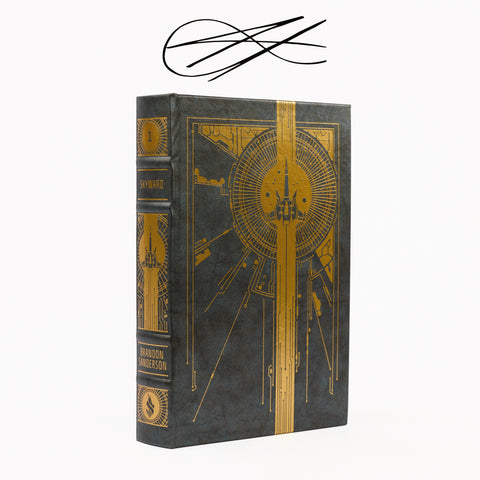 Skyward Leatherbound Book SIGNED AND NUMBERED