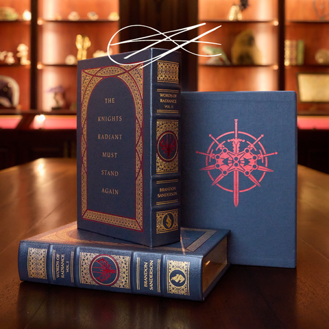 Words of Radiance Leatherbound Book - Signed
