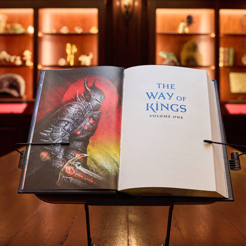 The Way of Kings Leatherbound Book - Signed