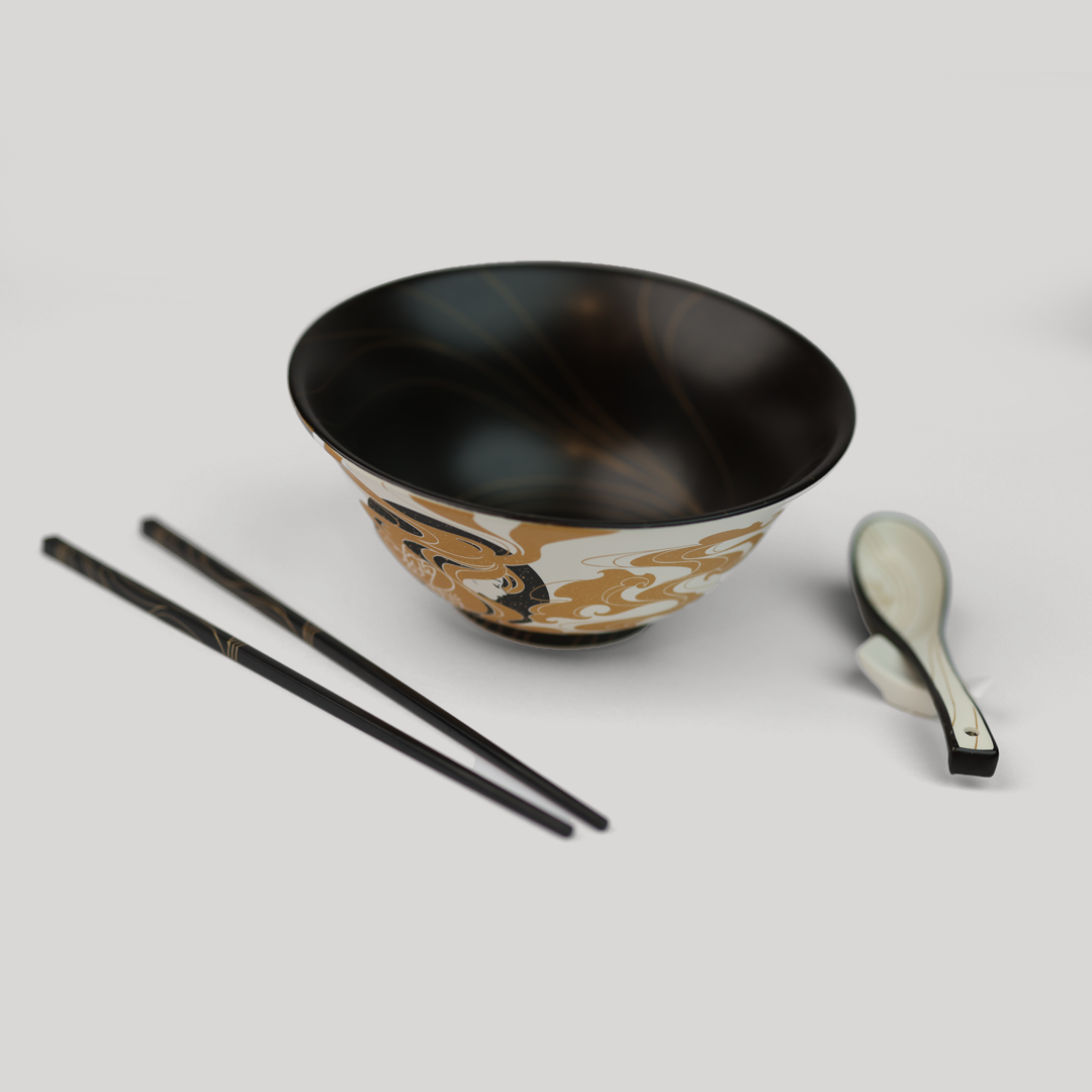 Yumi Ceramic Ramen Bowl Set – Dragonsteel Books