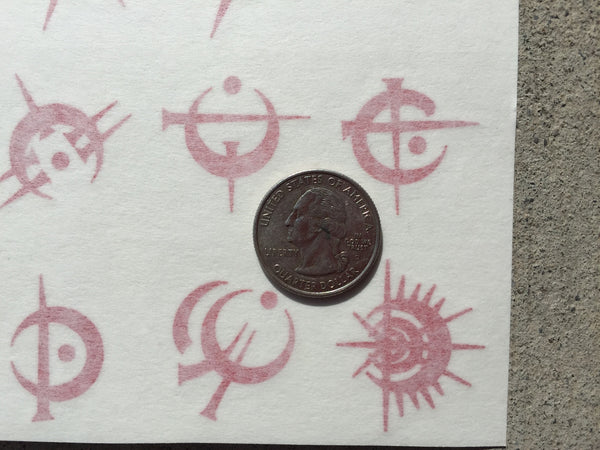 MINI Allomantic Symbol Decals
